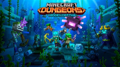 Minecraft Dungeons Goes Underwater For Hidden Depths Dlc Shacknews