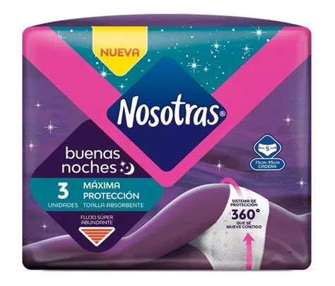 Toallas Higienicas Nosotras Buenas Noches Talla S X Und Mercadolibre