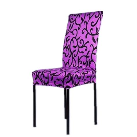 Buy products such as subrtex stretch textured grain dining chair slipcover (set of 2, white) at walmart and save. Purple And Black Sure Fit Soft Stretch Spandex Pattern ...