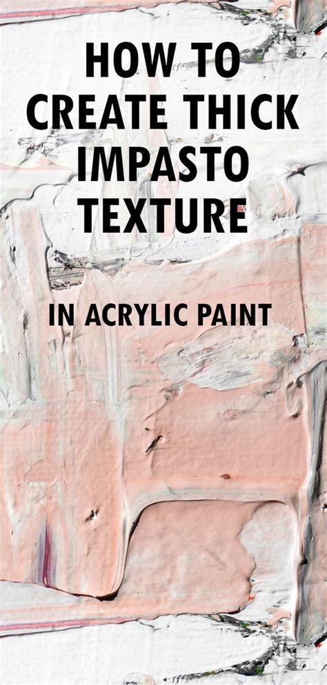 How To Add Incredibly Thick Texture To Your Acrylic Paintings