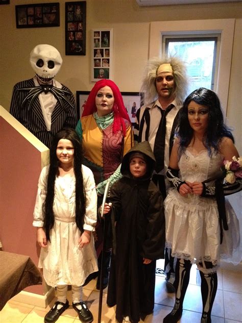 Scary Group Jack Skeleton And Sally With Friends Halloween Scarey