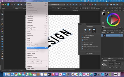 Create Isometric Text In Affinity Designer Design Bundles