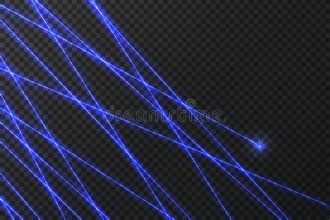 Intersecting Glowing Laser Security Beams On A Dark Background Stock