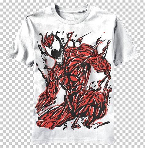 T Shirt Maximum Carnage Spider Man Venom Png Clipart Brand Carnage