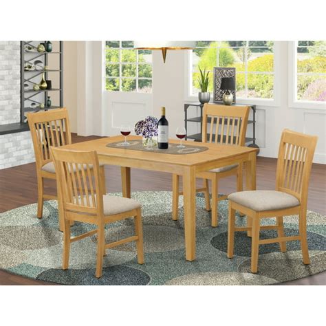 Small Kitchen Table Set Dining Table And Dining Chairs Finishoak