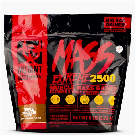 Mutant Mass Extreme 2500 Extreme Mass Gainer Tru·fit