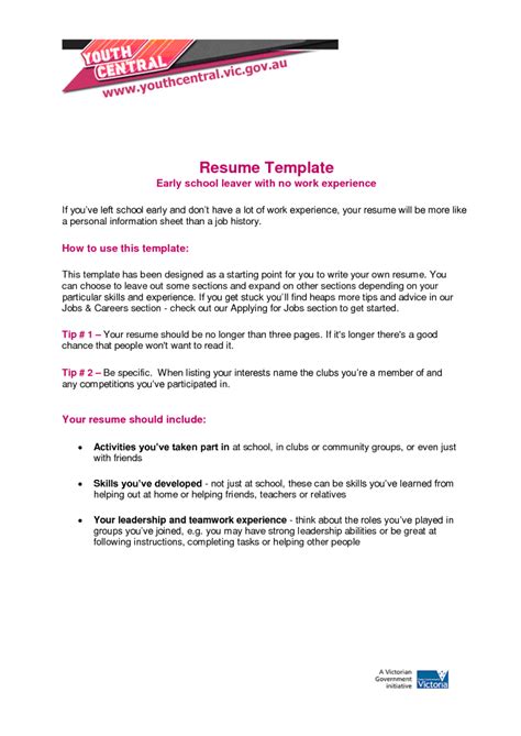 For every special degree or any professional training and certificates which you have achieved, write dates, place and all don't forget to describe very briefly what experiences you are going to bring with yourself to this company. 5 Resume for Teens with No Job Experience | Sample Resumes | Sample Resumes | Pinterest | Create ...