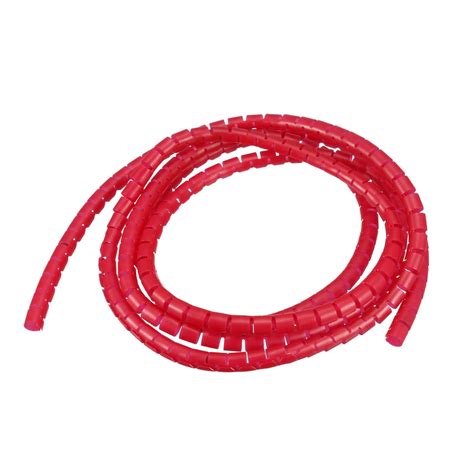 Flexible Spiral Tube Wrap Cable Management Sleeve 7mm X 8mm Computer