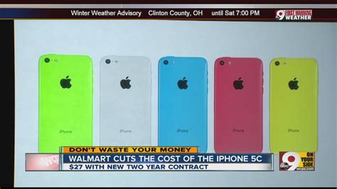 Walmart Cuts The Cost Of The Iphone 5c Youtube