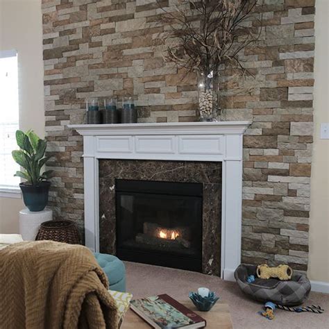 Place the hearth stone on two 2x4s to make it easier to move into place when you are ready to apply the thinset. If you like the look of stonework but the project is ...