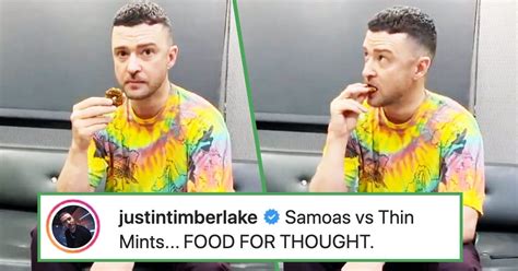 Justin Timberlake Sparks Girl Scout Cookie Debate In Instagram Vid