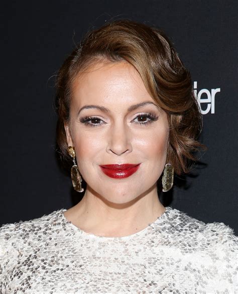Alyssa Milano The Afterparties Keep The Golden Globes Glamour Going Popsugar Beauty