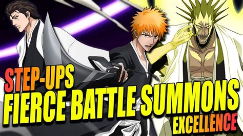 Fierce Battle Excellence Step Up Summons Bleach Brave Souls Youtube