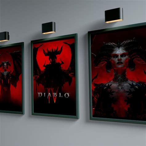 Diablo 4 Posters Etsy Uk