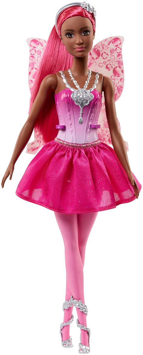 Barbie Dreamtopia Fairy Doll 12 Inch Pink Hair With Wings And Tiara