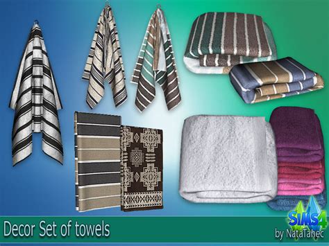 Corporation Simsstroy The Sims 4 Decor Set Of Towels