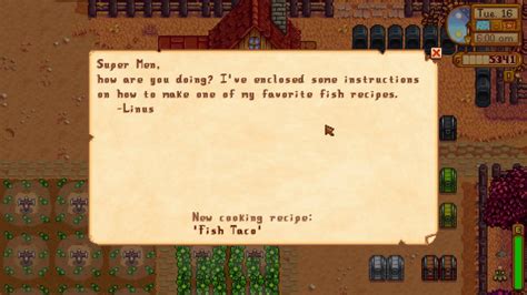 Check spelling or type a new query. How to learn Fish Taco cooking recipe - Stardew Valley ...