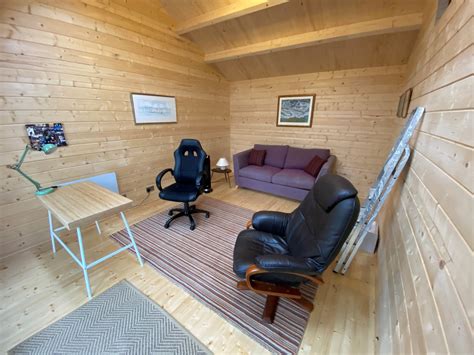 47m X 55m Log Cabin Office And Store Dunblane Log Cabins Scotland