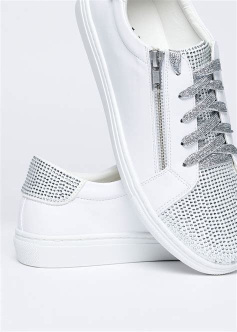 Shop The Glamourous Sneaker In White In Sizes 12 To 24 Taking Shape