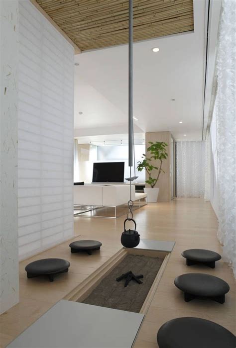 modern japanese living room decor