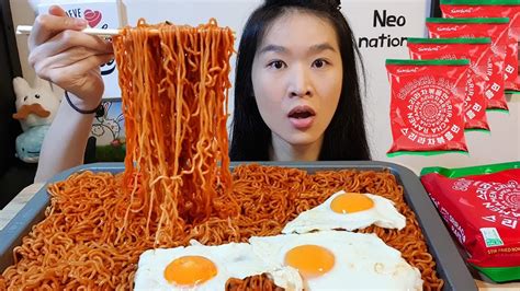 New Sriracha Fire Noodle 먹방 Mukbang 신메뉴 Eating Show In Noodles Hot Sex Picture