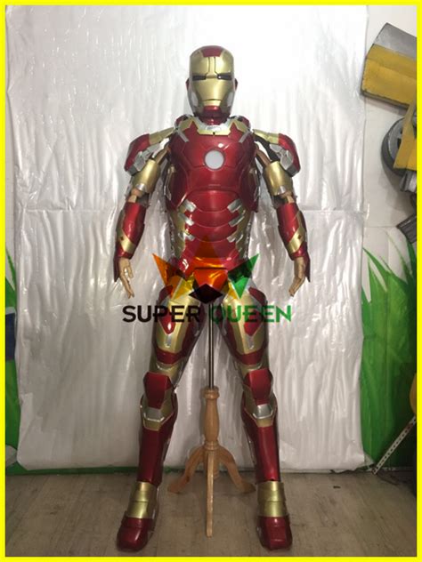 Marvel Cosplay Superheroes Iron Man Costume Mark 43 For Adults