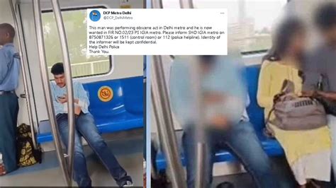 Viral Video Of Man Masturbating In Delhi Metro Police Registers Fir Seeks Help Of Public To