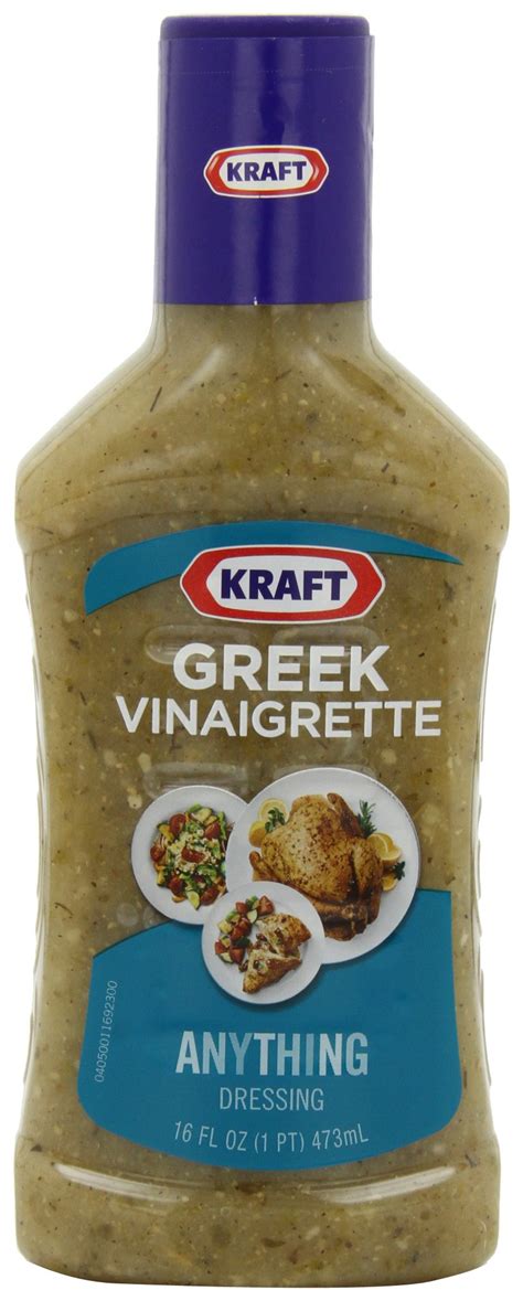 Maybe you would like to learn more about one of these? Buy Kraft Greek Vinaigrette Dressing & Marinade, 16-Ounce ...
