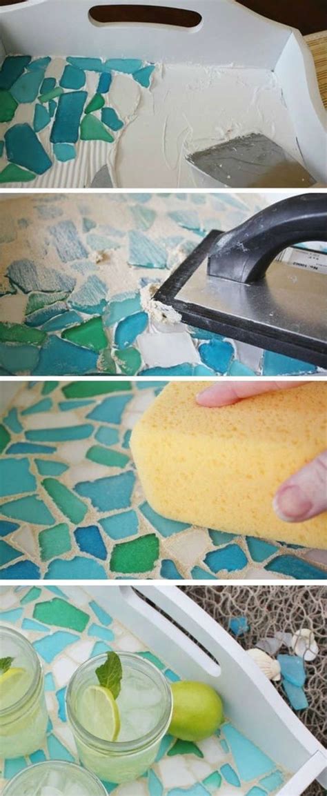 Here S How To Make Something Fabulous Out Of The Sea Glass You Collected On Your Beach Vacay