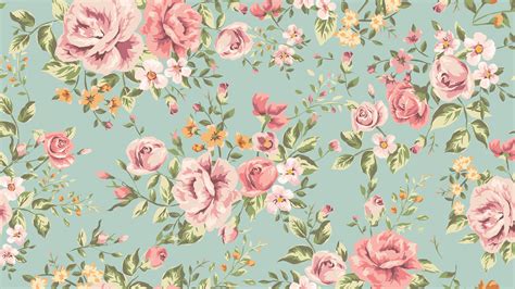 Vintage Floral Pattern Wallpaper Nosirix