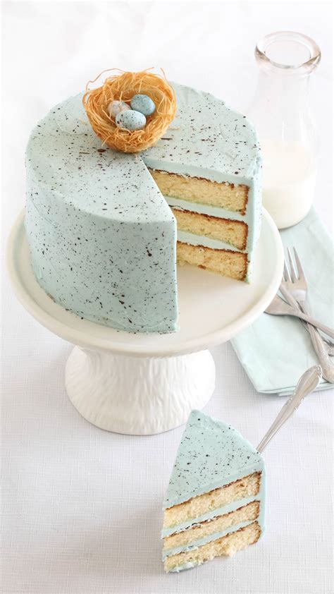 Speckled Egg Malted Milk Cake Recipe Easter Baking Desserts