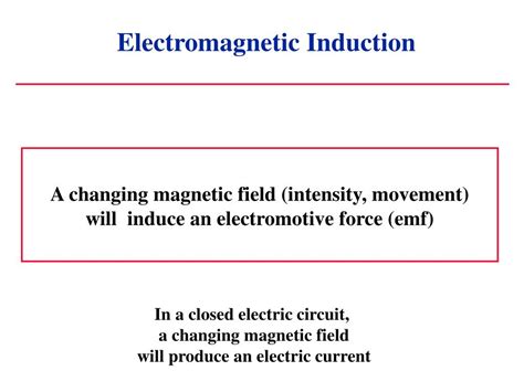 Ppt Electromagnetic Induction Powerpoint Presentation Free Download Id6025598
