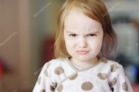 Little Angry Toddler Girl — Stock Photo © Mnstudio 13725071