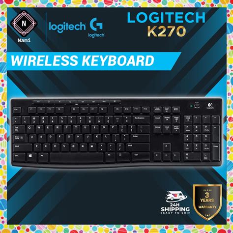 Logitech K270 Wireless Keyboard Shopee Malaysia