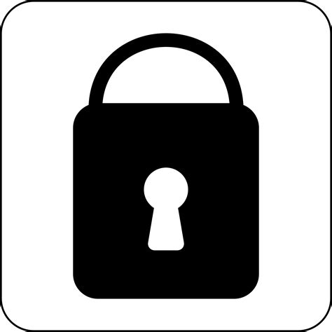 15 Locked Computer Icon Clip Art Images Computer Lock