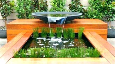 Place the bucket facedown inside the pot and then center the submersible water pump from the garden water fountain kit on top of the bucket. Water Fountain Kits S Outdoor Wall Fountains Solar Powered ...