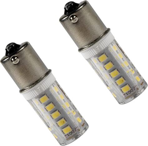 Hqrp 2 Pack Ba15s Led Bulbs 33 Leds 12 24v Compatible With