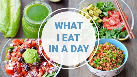 What I Eat In A Day Healthy Vegan Recipes Youtube