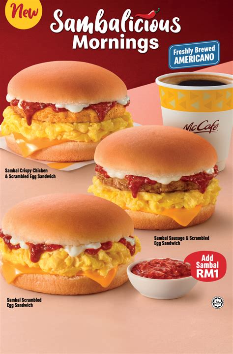 Food on the normal menu and the breakfast menu can't be cooked at the same time. Breakfast | McDonald's® Malaysia