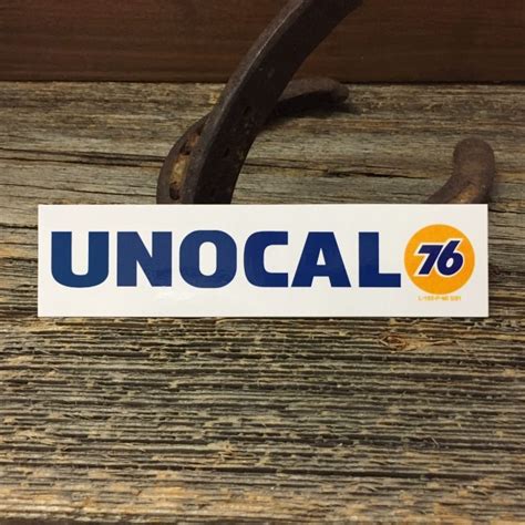 アメリカ雑貨通販 フィフティファイブ Unocal 76 ロゴ バナー ステッカー ユノカル 76