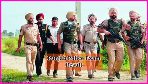 Punjab Police Exam Result 2024 Check Result Date Cut Off Merit List