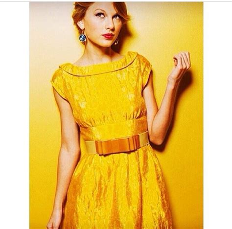 Taylor Swift Taylor Girls Life Magazine Orange Dress