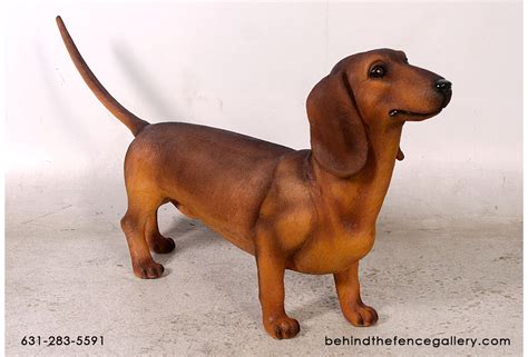 Brown Dachshund Statue Brown Dachshund Statue : Behind the Fence Statues Gallery, Behind the ...