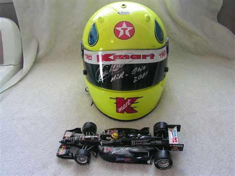 Get a view of each helmet from a few different angles. Christian Fittipaldi Race Used Signed Helmet - Car - Indy ...