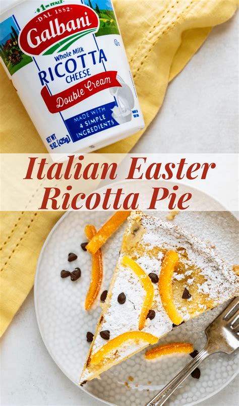 Authentic Italian Easter Ricotta Pie Garlic And Zest