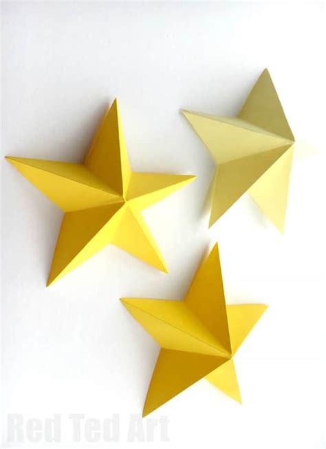 How To Make 3d Origami Stars Step By Step