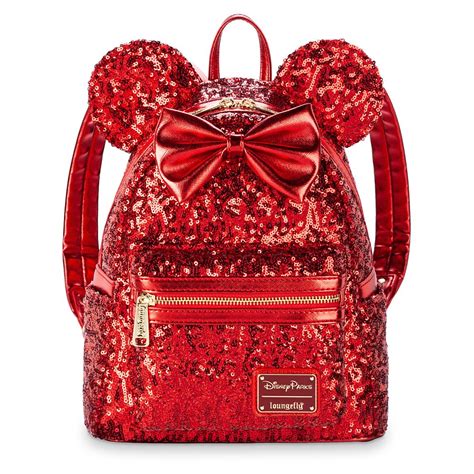 Minnie Mouse Sequined Mini Backpack By Loungefly Red Is Now Out For