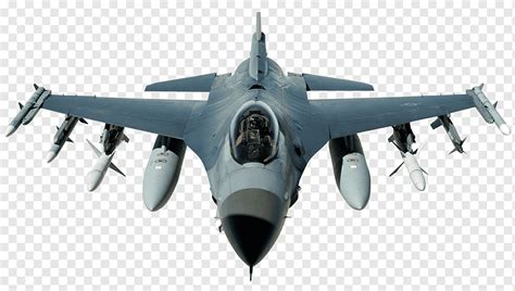 Gray Aircraft Flying In Sky General Dynamics F 16 Fighting Falcon