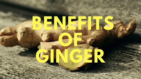 Incredible Health Benefits Of Ginger YouTube