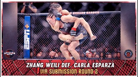 Zhang Weili Becomes 2x Champion Submits Carla Esparza In Dominant Win